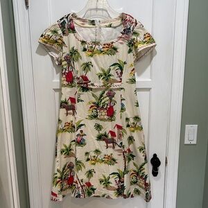 Jamaican Print Novelty dress